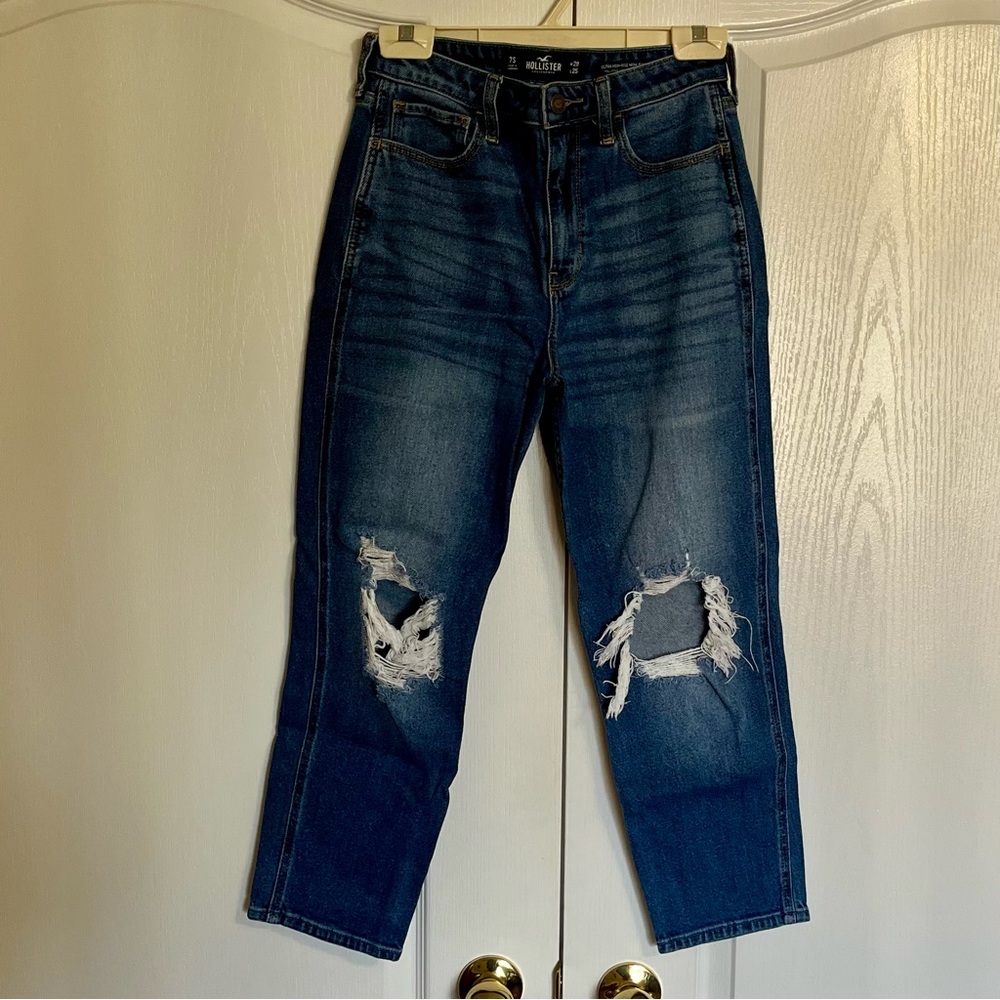 Hollister Woman’s Ripped Blue Jeans